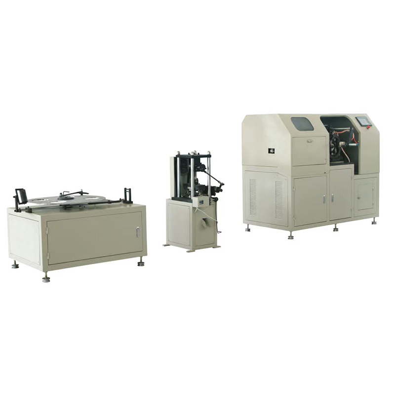 Máquina para fabricar tubos centrais em espiral totalmente automática